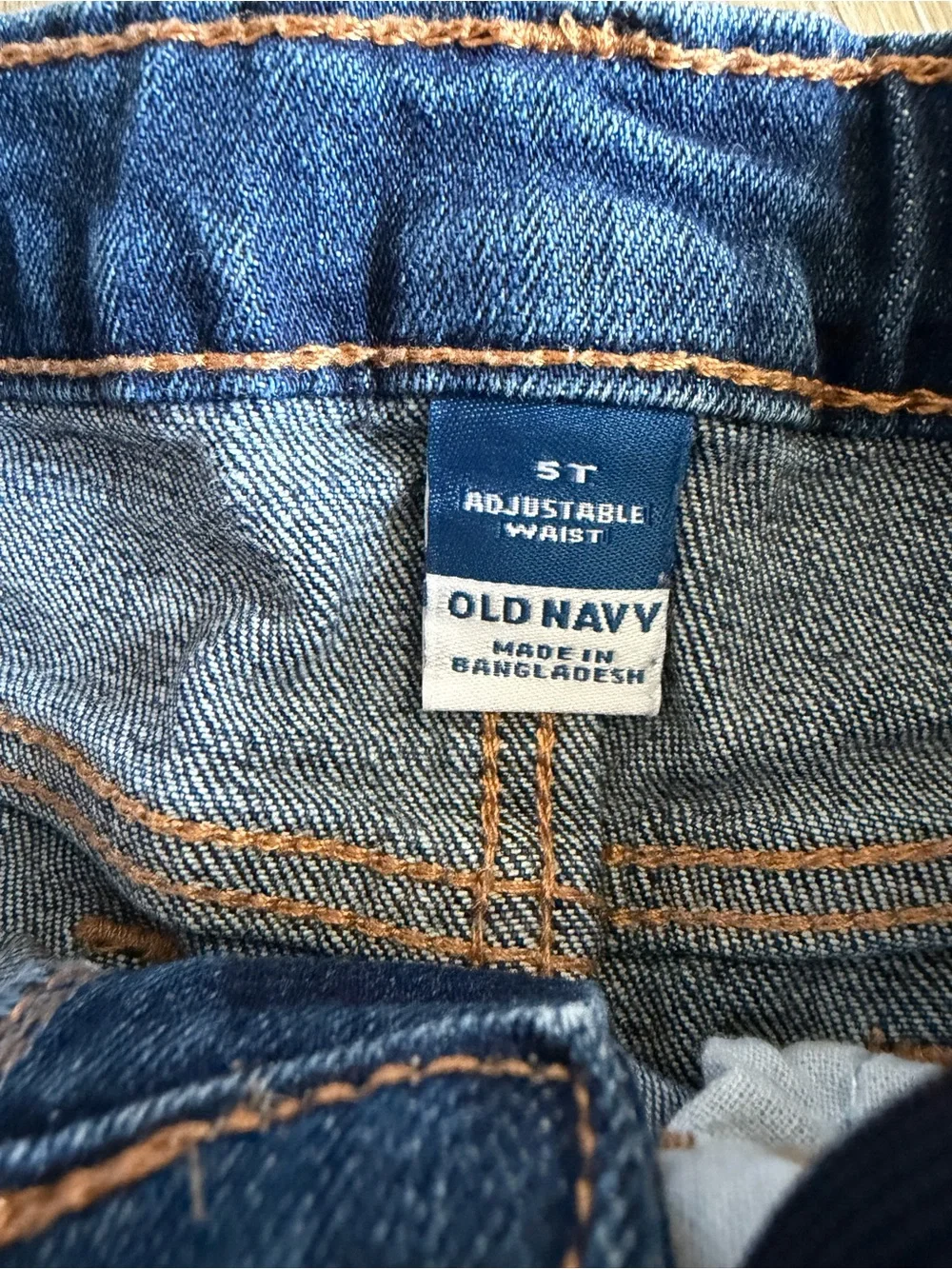 Old Navy Dark Blue Rolled Hem Denim Shorts